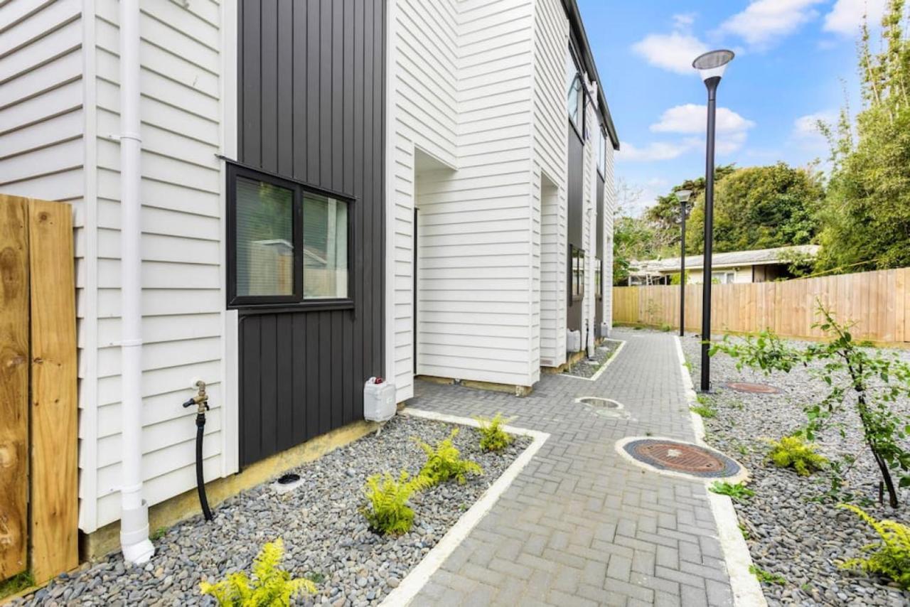 Apartamento Urban Glow Townhouse With Parking Auckland Exterior foto